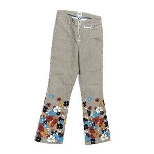 BDG urban outfitters W 26 stripes flowers floral retro 60s 70s hippie boho